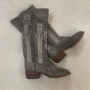Grey Cowgirl Boots